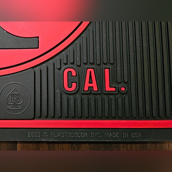 Vintage Lucky 13 Rubber Spade Utility Mat for entryway, car, garage - Picture 2 of 7